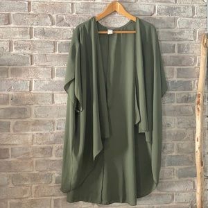 i joah olive green kimono